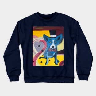 Blue Dog Crewneck Sweatshirt